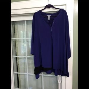 Catherine’s 4X shirt - Great PURPLE color